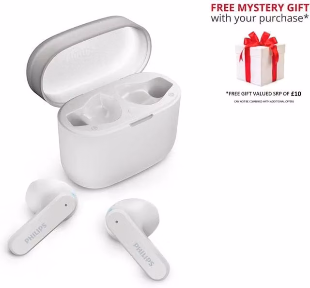 Philips TAT2139 True Wireless Bluetooth In-ear Headphones - White