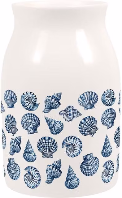 Purely Home Blue and White Floral Porcelain Tabletop Vase