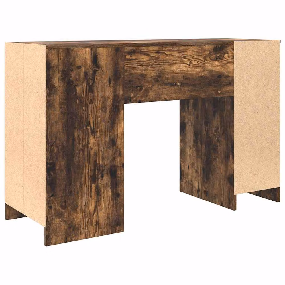 Berkfield Secretary Home Desk in Smoked Oak Brown, W/D/H: 120 x 42 x 76 cm – 5