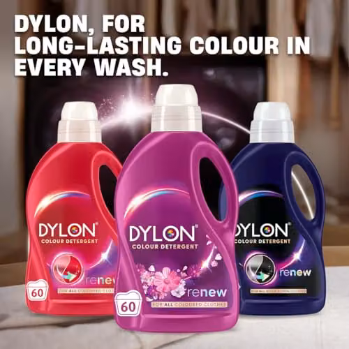 Dylon Blossom Colour Liquid Laundry Detergent for Coloured Clothes, 60 Wash Loads – 5