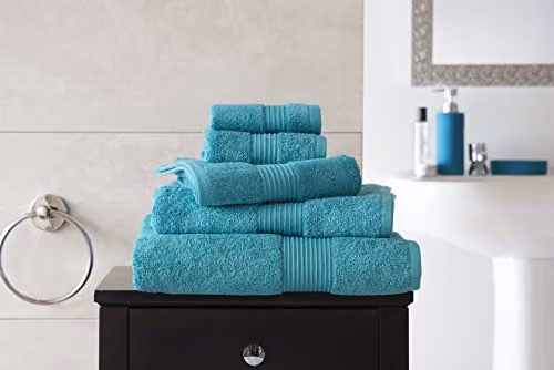 Deyongs Pima Cotton Bath Towel in Petrol Turquoise, W: 70 cm, L: 130 cm – 2