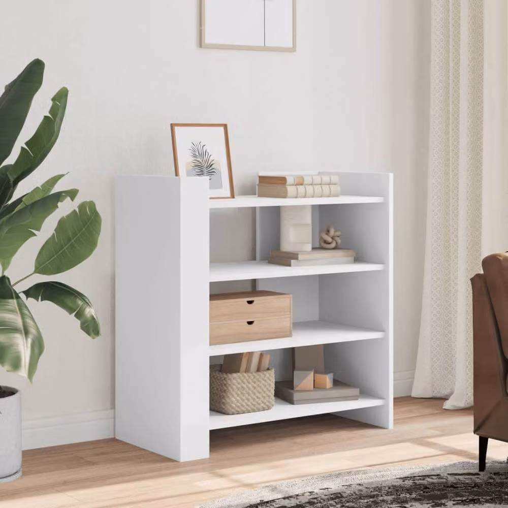 Berkfield Home White Minimalist Sideboard in Matt Engineered Wood W/D/H: 73.5 x 35 x 75 cm – 2