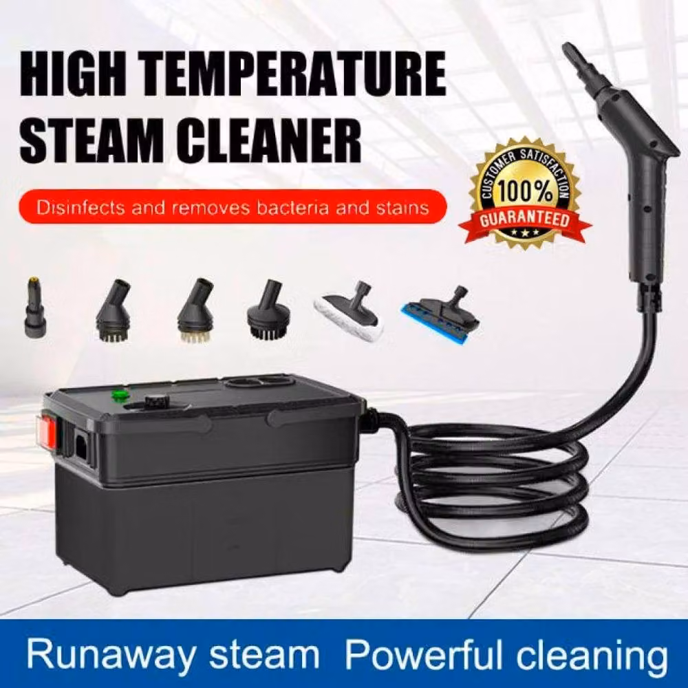PAWNORA 5000W Portable Handheld Steam Cleaner, Black, 1.5 l – 2