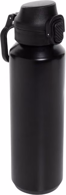 XD Design Lockable Stainless Steel Sports Bottle, Black, 600ml