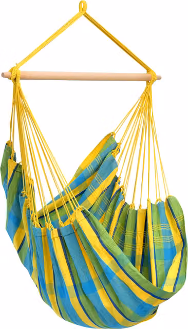 Amazonas Brasil Acerola Lemon Checked Cotton and Birch Wood Multicolour Fabric Cushion