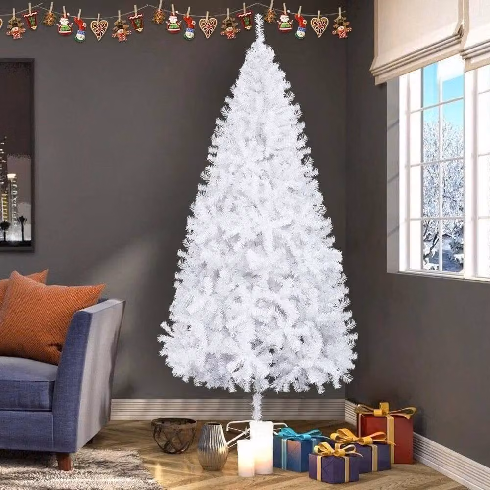 Kelvenix White Artificial Christmas Tree, Height: 210 cm – 2