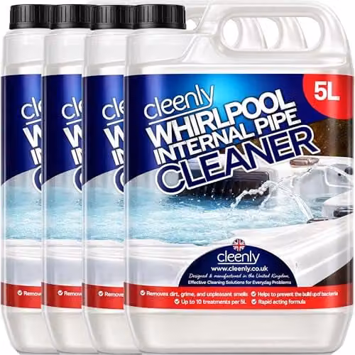 Cleenly Whirlpool Internal Pipe Cleaner Liquid for Hot Tubs, Spas and Pools, 20 l – 1
