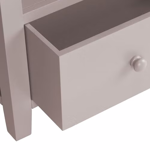 Statement Furniture Florence TV Unit Stand in Truffle with 2 Drawers and Shelf, W: 120 cm, D: 45 cm, H: 50 cm – 2