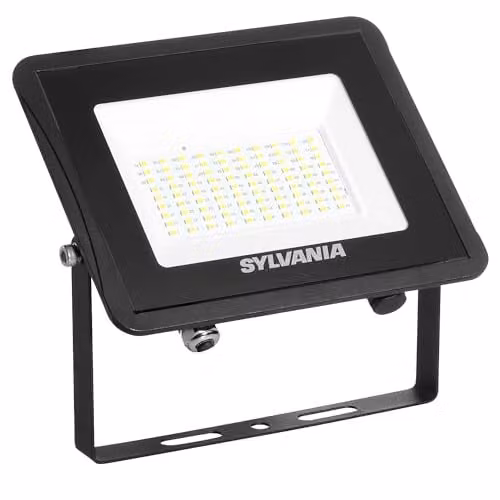 SYLVANIA SylFlood 58W LED Outdoor Floodlight, 7000 Lumens, IP65 Security Light, Black – 1