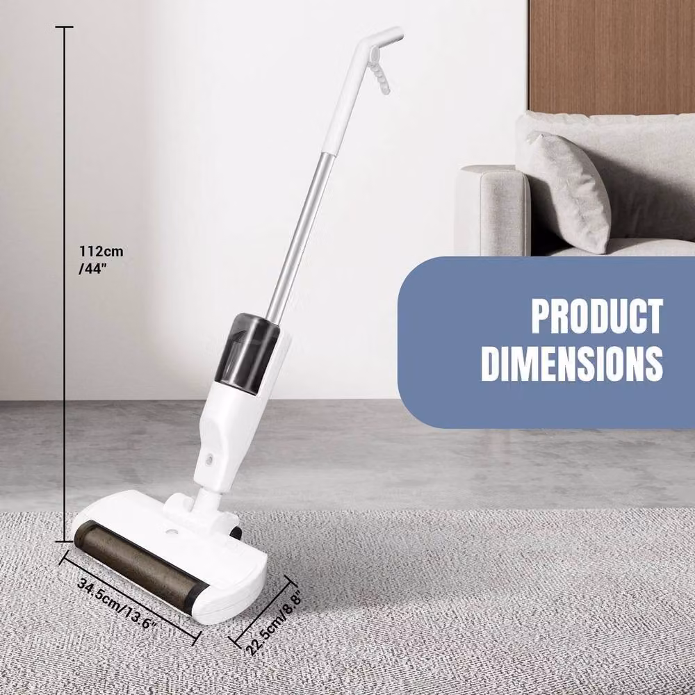 SPETLEK 3-in-1 Cordless Wet Dry Vacuum Mop in White with 60 Minute Runtime – 2