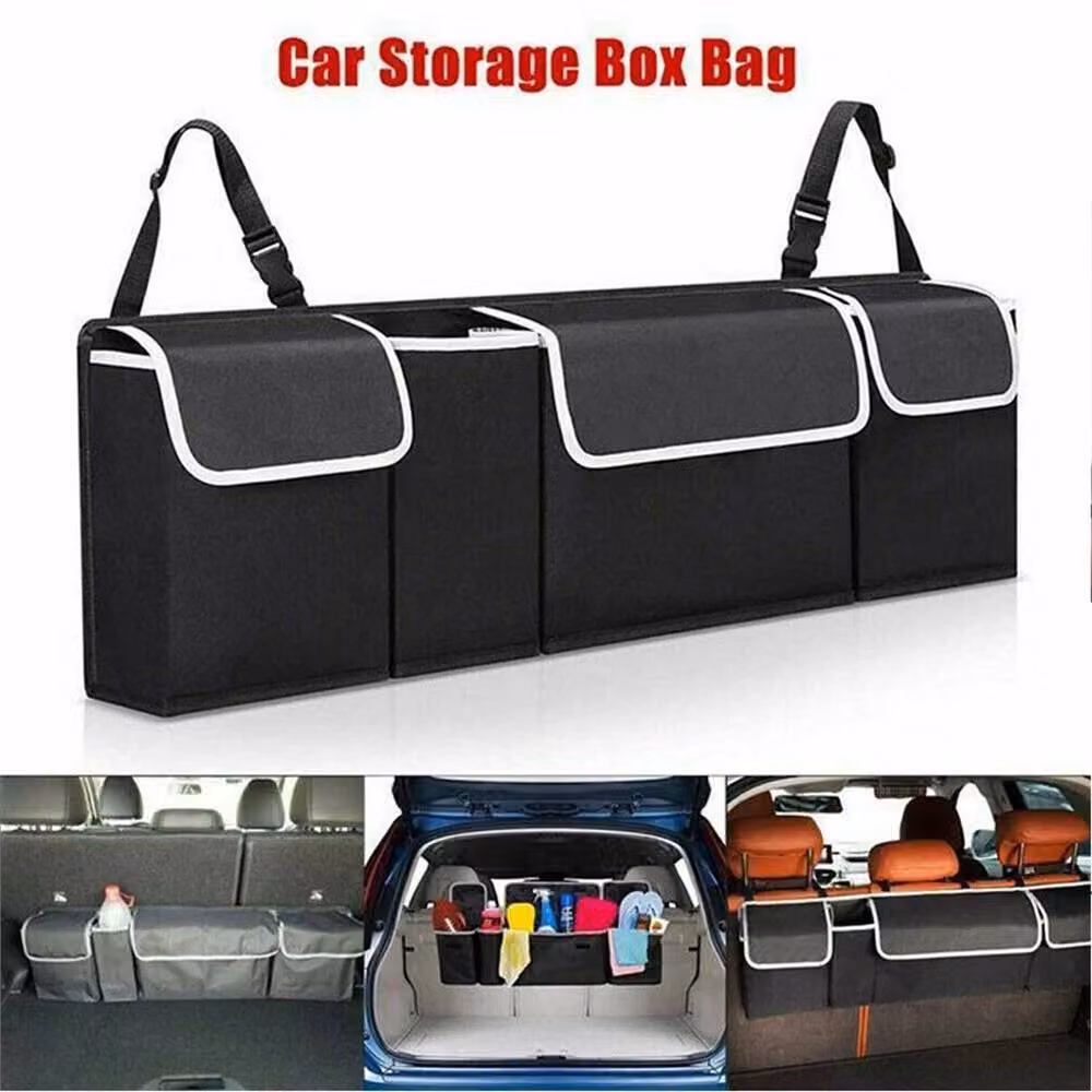 Nordara Black Collapsible Car Boot Organiser Storage Bag – 5