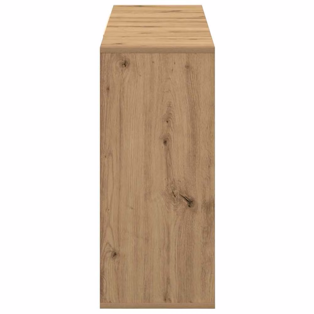 Berkfield Home Artisan Oak Sideboard in Brown, W/D/H: 120 x 30 x 75 cm – 4