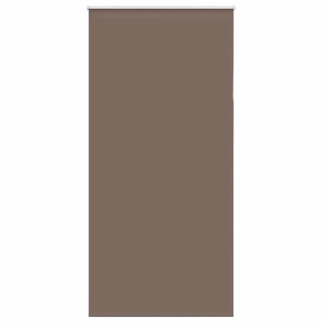 Berkfield Home Blackout Roller Blind, Brown Polyester, W: 115 cm, H: 210 cm – 2