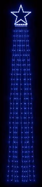 Berkfield Home Blue LED Christmas Tree Lights with 320 LEDs – 1