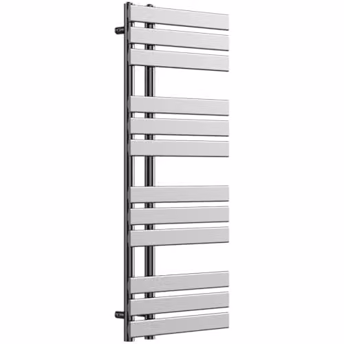 Lux Heat Chrome Open-Flat Designer Towel Radiator, H x W: 118 x 50 cm – 1