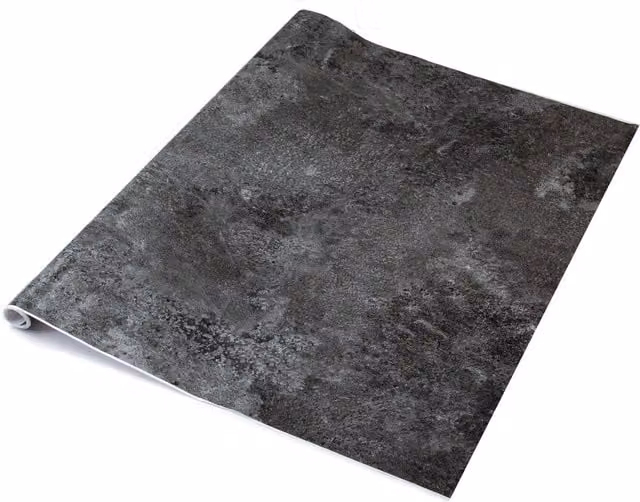 dc fix Avellino Beton Slate Grey Adhesive Vinyl Wrap for Worktops and Furniture, W: 67.5 cm, L: 2 m