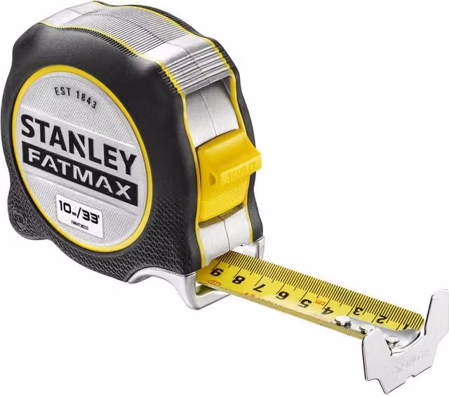 Stanley Fatmax Xtreme 5m Tape Measure in Silver and Yellow