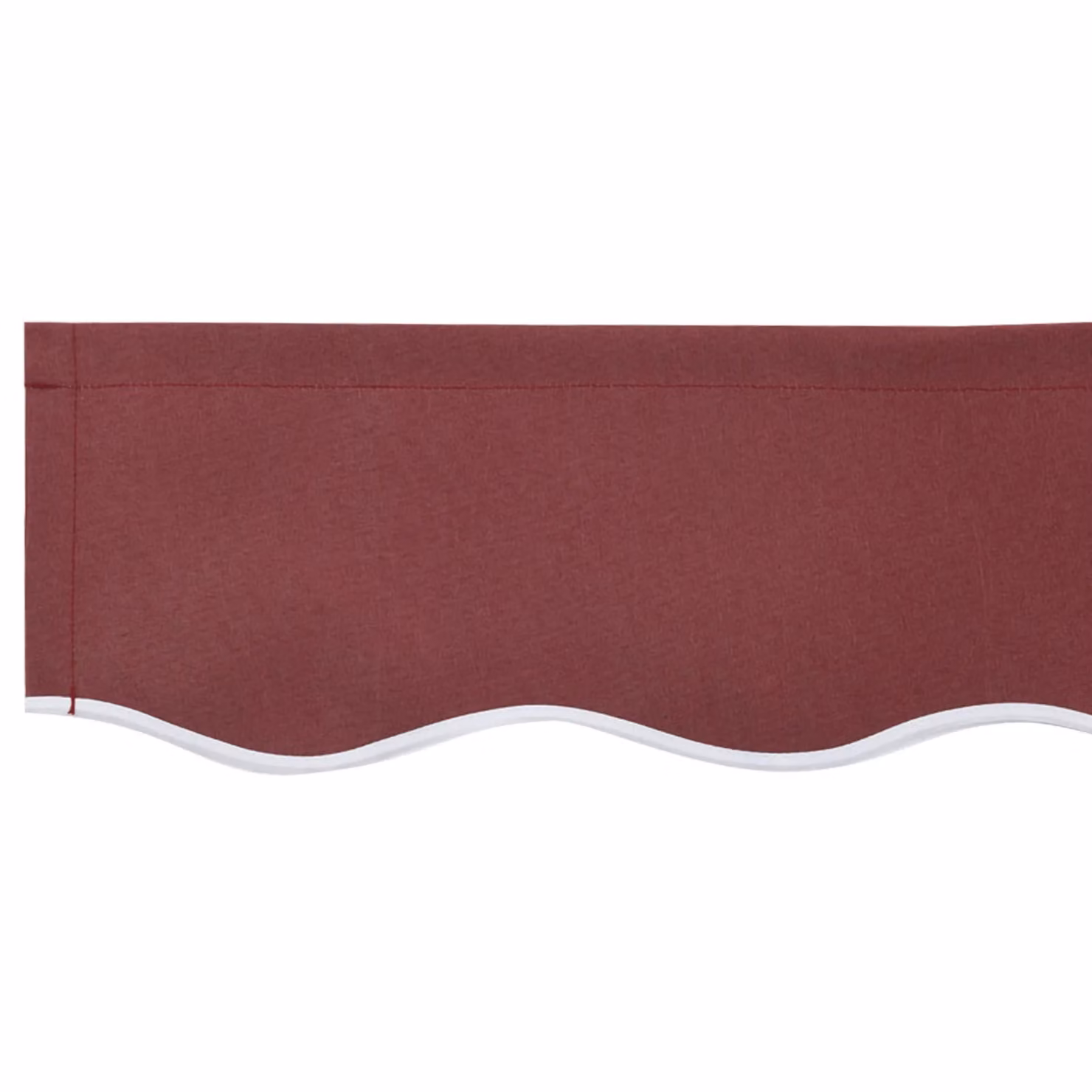 Berkfield Home Awning Valance in Burgundy Red, W: 230 cm, H: 20 cm – 3