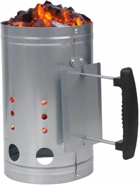 SPETLEK Folding Tabletop Charcoal Barbecue Grill in Silver Stainless Steel, W/D/H: 28.0 x 18.0 x 28.0 cm – 1