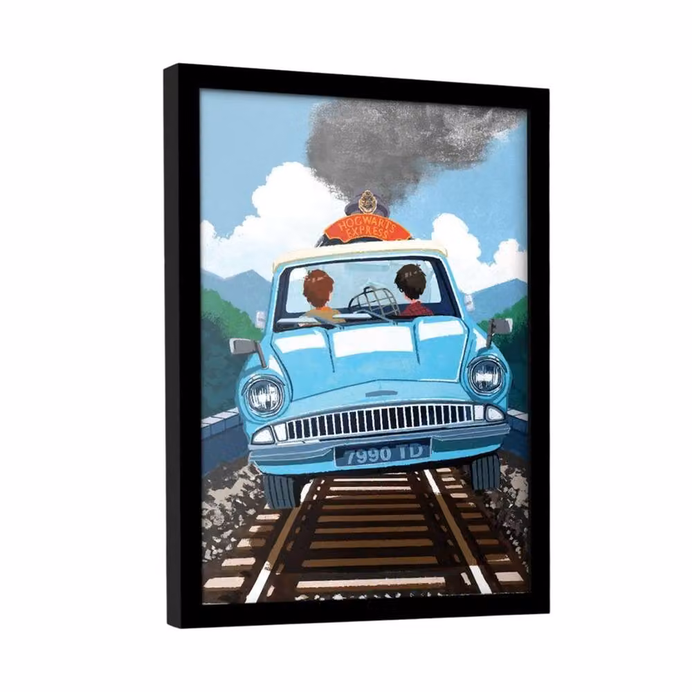Harry Potter Looking Forward Hogwarts Express Framed Multicolour Paper Poster – 2