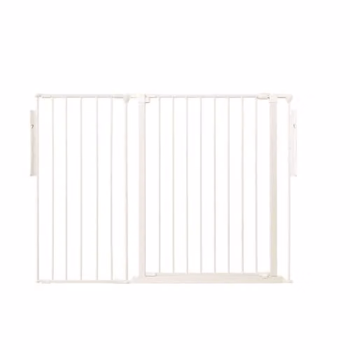 Safetots Premium Extra Tall Room Divider with Swing Door, White, Width: 128 cm, Height: 105 cm