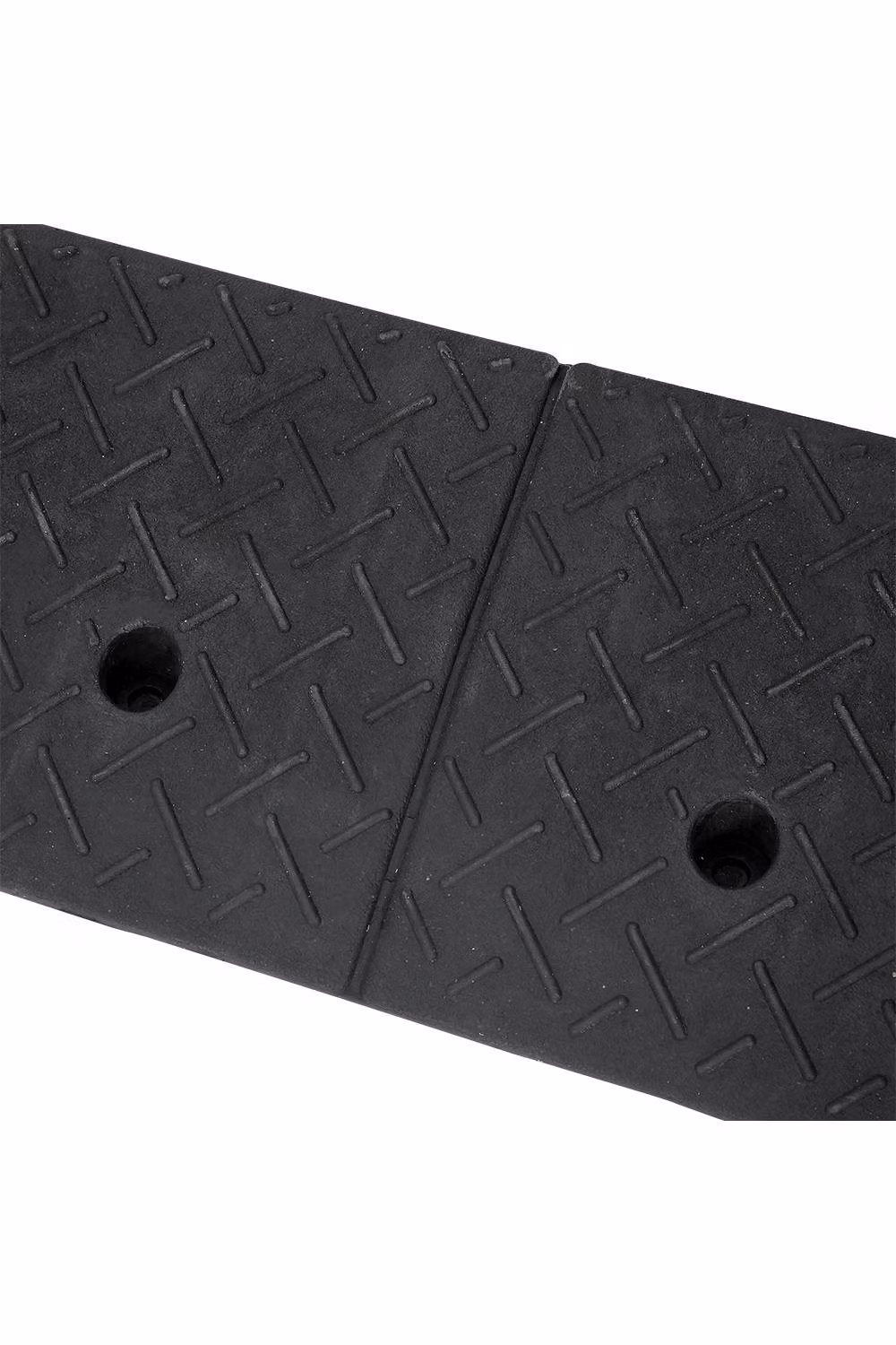 Living and Home Rubber Kerb Ramp for Home and Industrial Use, Black, W: 100 cm, D: 30 cm, H: 11 cm – 4