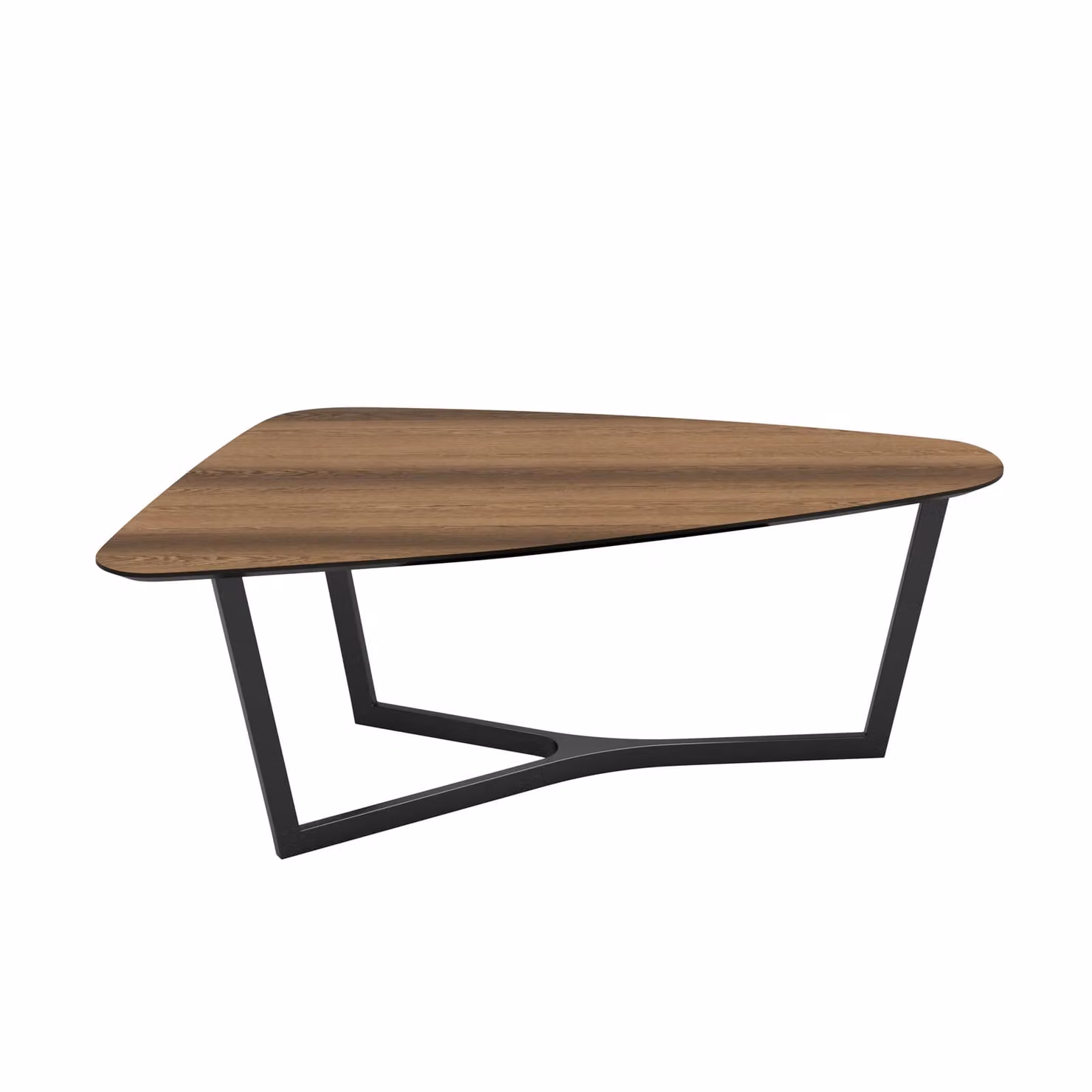 Dome Deco KAPPA Oval Dining Table in Brown Wood
