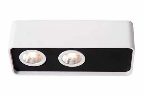 Lucide Angular Dimmable LED Ceiling Spotlight in White – 1