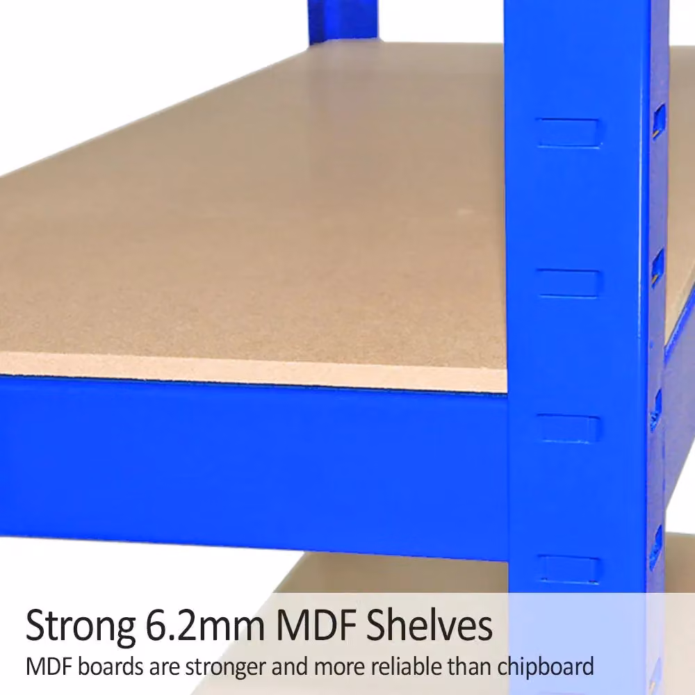Monstershop Monster Racking T-Rax Heavy Duty Shelving Units, Blue, W/D/H: 75 x 30 x 150 cm – 5