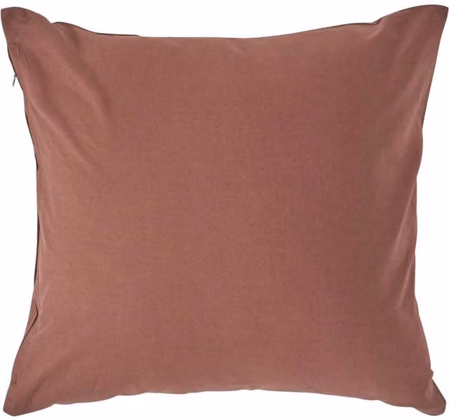 Homescapes 200 Thread Count Egyptian Cotton Percale Housewife Pillowcase, Brown, W: 40 cm