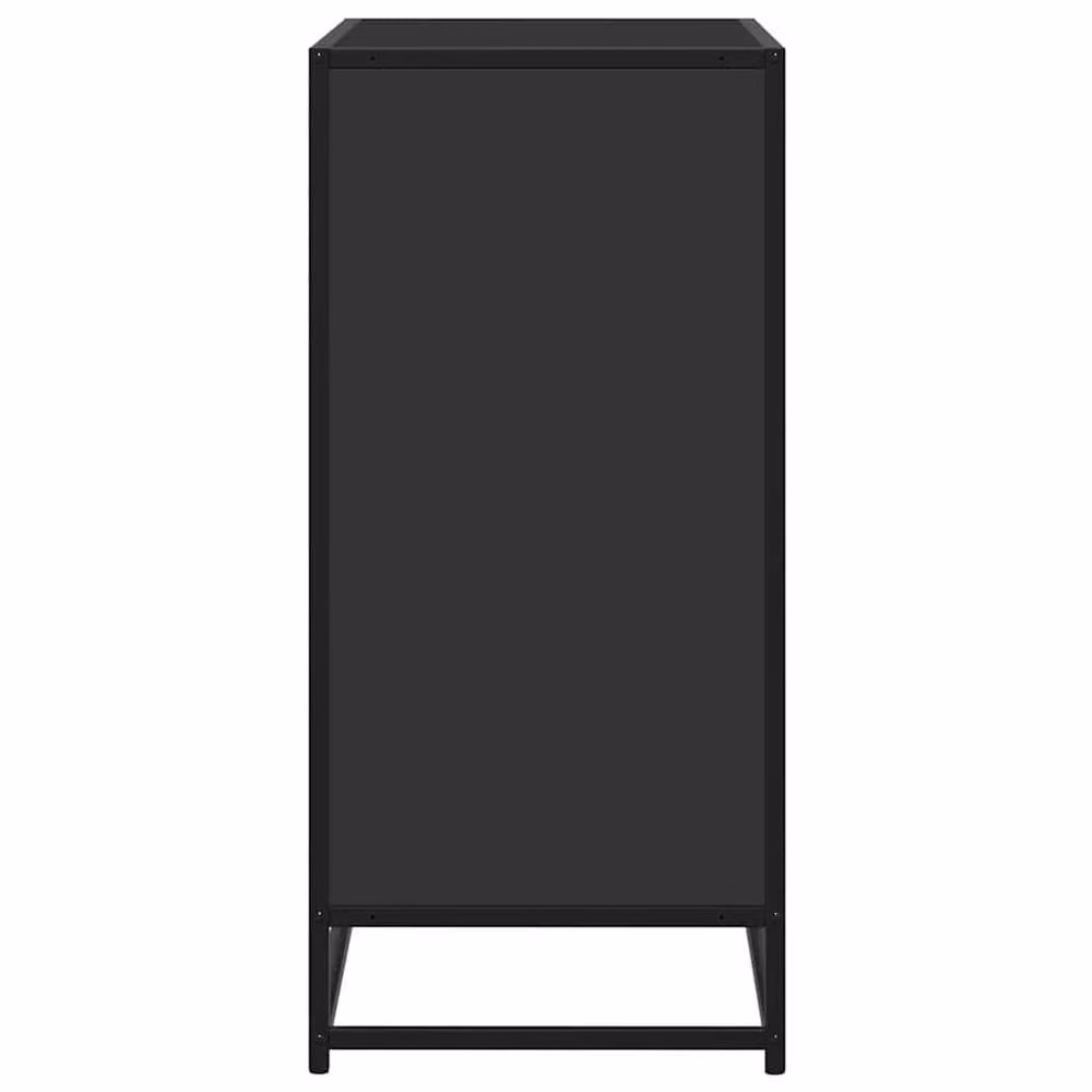 Berkfield Home Black Modern Sideboard in Engineered Wood, W/D/H: 68 x 35 x 76 cm – 4