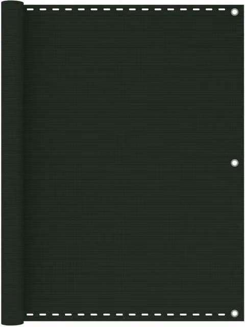Berkfield Home Balcony Screen in Green, W: 120 cm, H: 300 cm