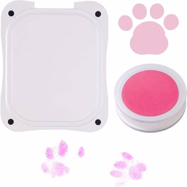 Artline PETATTI Pink Paw Print Stamp Pad for Pets