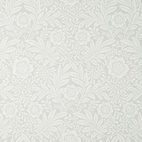 CROWN Camille Grey Non-Woven Floral and Abstract Washable Wallpaper Roll – 1