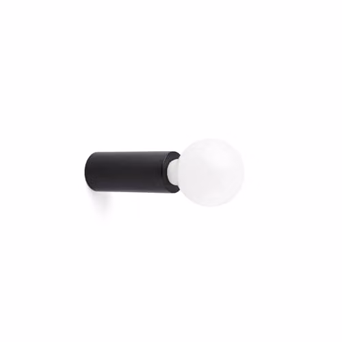 Netlighting Ten140 Modern Wall Light in Black with E27 Socket