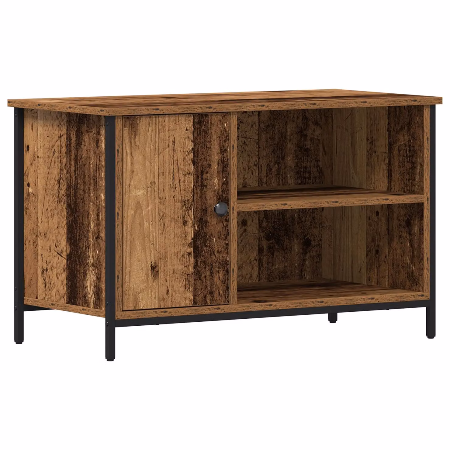 Berkfield Home Rustic TV Cabinet in Brown, W/D/H: 80 x 40 x 50 cm – 2