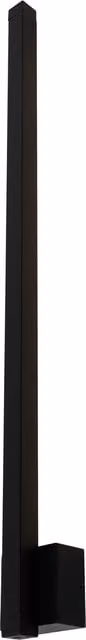 Litecraft Alod Outdoor LED Linear Wall Light, Black