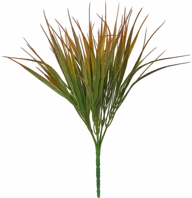 Kingsbury Gifts Artificial Grass Bush in Green and Brown