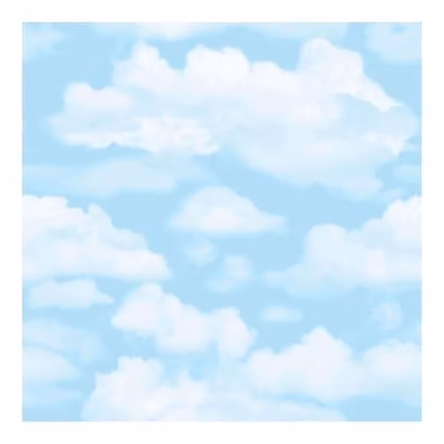 Fresco Cloud Nine Sky Print Blue Abstract Nature Wallpaper Roll
