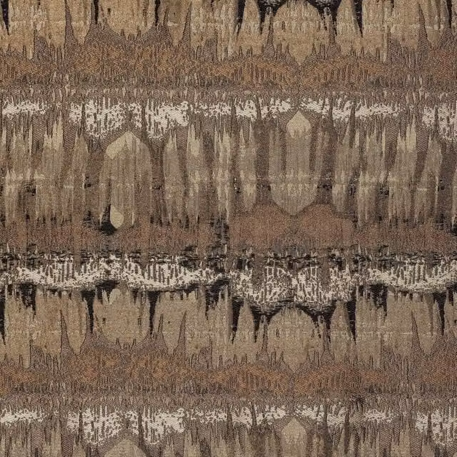 Terrys Striped Adult Fabric in Bronze, Beige and Brown