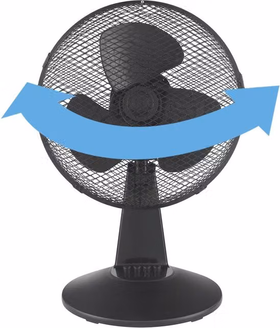 Igenix 12 Inch Black Desk Fan, Pack of 3