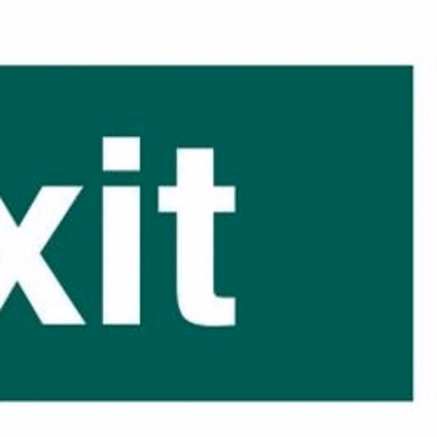 Scan Sign Fire Exit Multicolour Green Plastic UK – 2