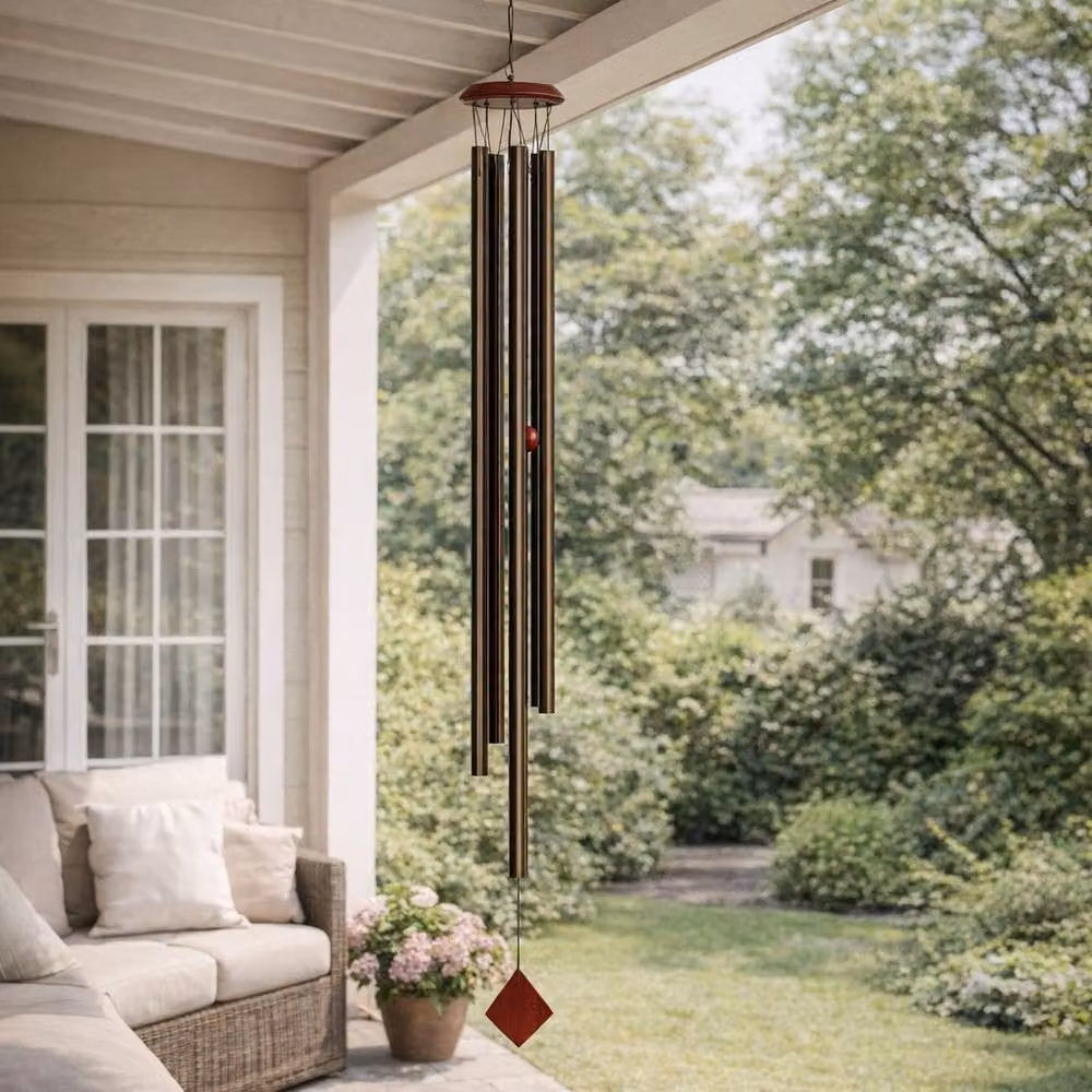 Woodstock Chimes Encore Chimes Of Saturn Wind Chime in Bronze – 2