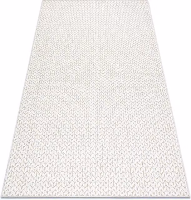 RugsX Geometric Spring Rug in Beige and Grey, W/D: 60 x 110 cm