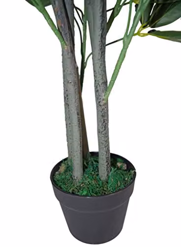 Leaf Artificial Ficus Umbrella Tree, Dark Green, Height: 95 cm – 2