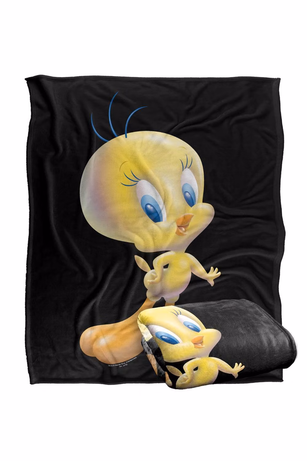 Warner Bros. Looney Tunes Tweety Multicolour Super Soft Fluffy Polyester Throw Blanket for Adults – 2