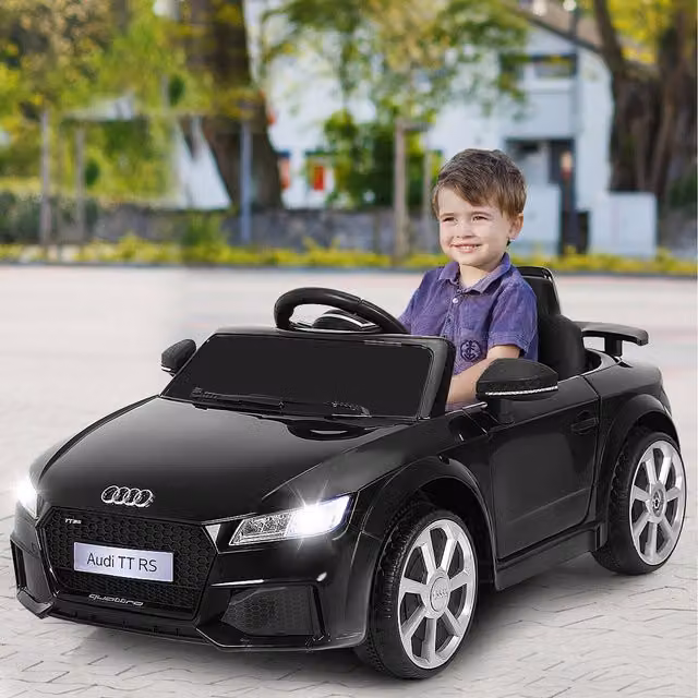 Costway Audi Electric Ride On Car Toy for Kids, Black