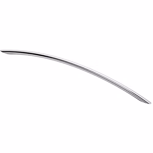 Loops Curved Bow Cabinet Pull Handle in Chrome, 372 x 10 mm with 320 mm Fixing Centres