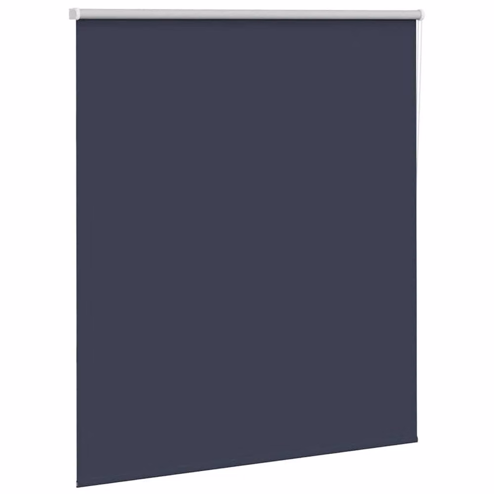Berkfield Home Blue Blackout Roller Blind, Thermal Insulating Polyester Fabric, W: 120 cm, H: 150 cm – 3