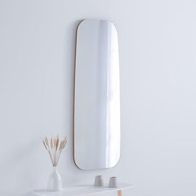 Yearn Hoxton Frameless Organic Gold Mirror